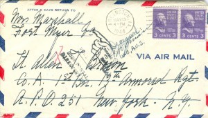 Allen Tupper Brown last letter