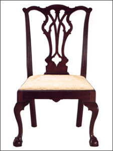 Burling chair, purchased by GW, now in WH