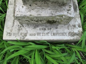 Edward Coit Gilman inscription