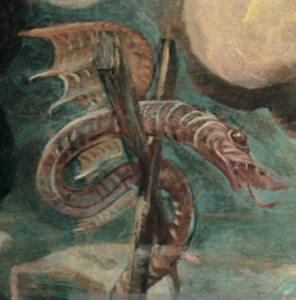 Fiery Serpent tintoretto detail