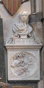 Monument to Isaac Watts, Westminster Abbey