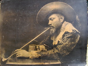 James Lawrence Breese with claypipe