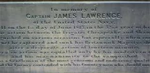 James Lawrence inscription