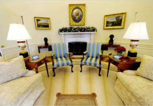 ONE TIME USE ONLY!!! President Barack Obama's Oval Office at the White House in Washington, Tuesday, Dec. 29, 2009. (AP Photo/Susan Walsh)