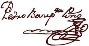 Pino's signature
