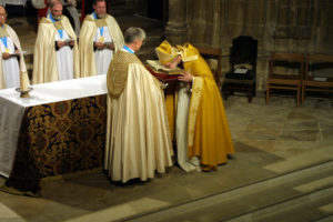 Rowan Williams and Gospel Book