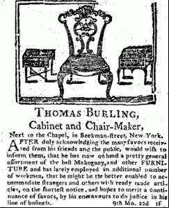 Thomas Burling ad