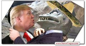 Trump and Green Space Lizard