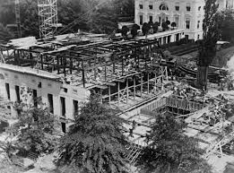 West Wing construction
