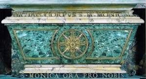 altar of st Monica