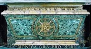 altar of st Monica
