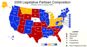 state-legislature-2009-map